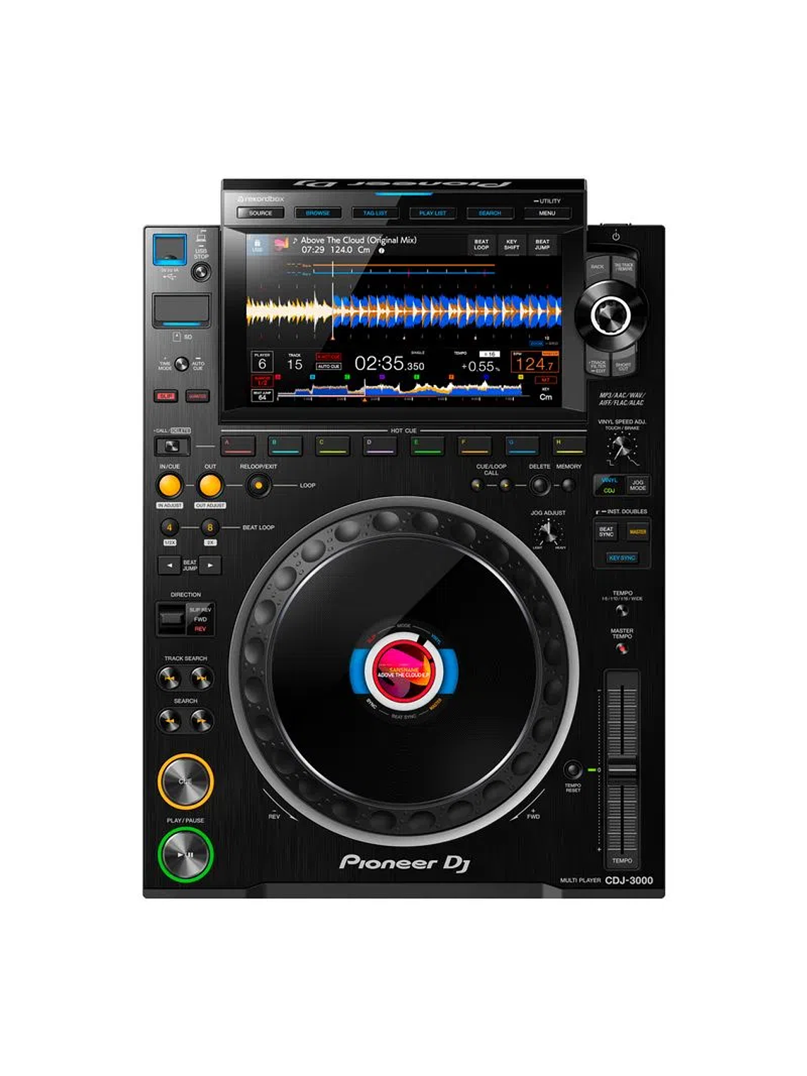 CDJ-3000 Pioneer DJ Reproductor multimedia profesional de DJ 1