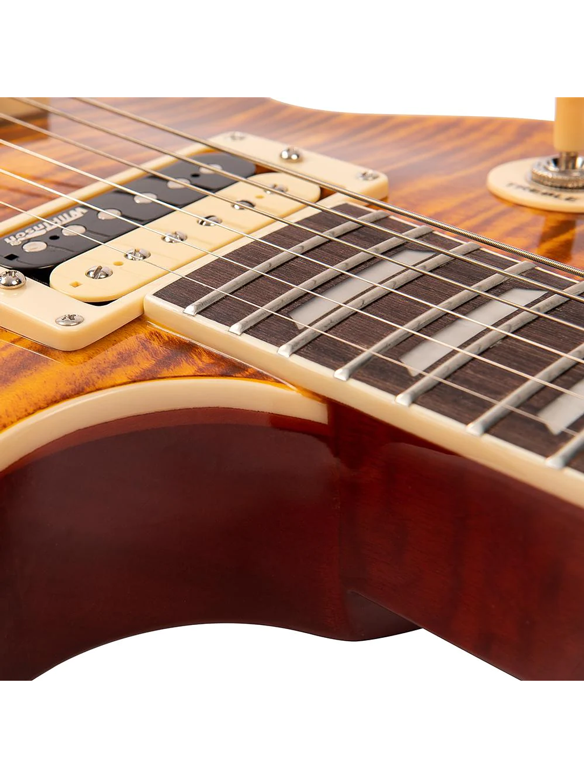 Reissued V100AFD Guitarra Eléctrica Flamed Amber VINTAGE  9