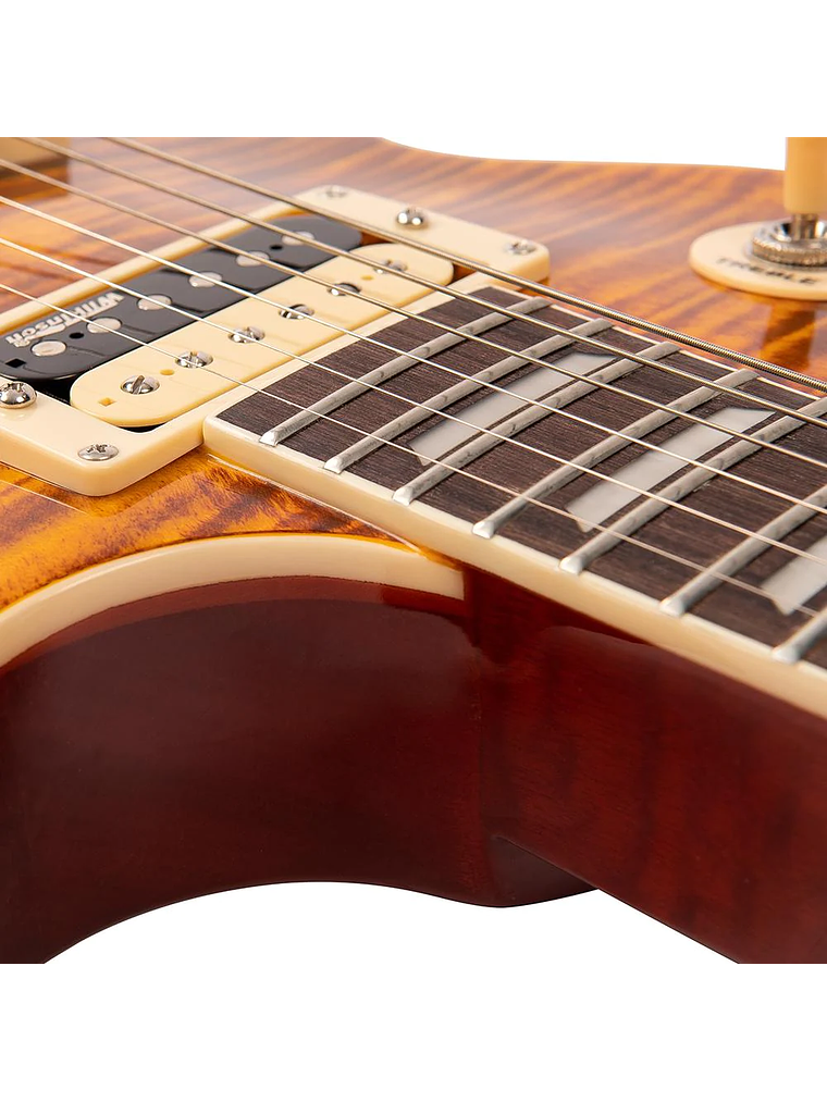 Reissued V100AFD Guitarra Eléctrica Flamed Amber VINTAGE  9