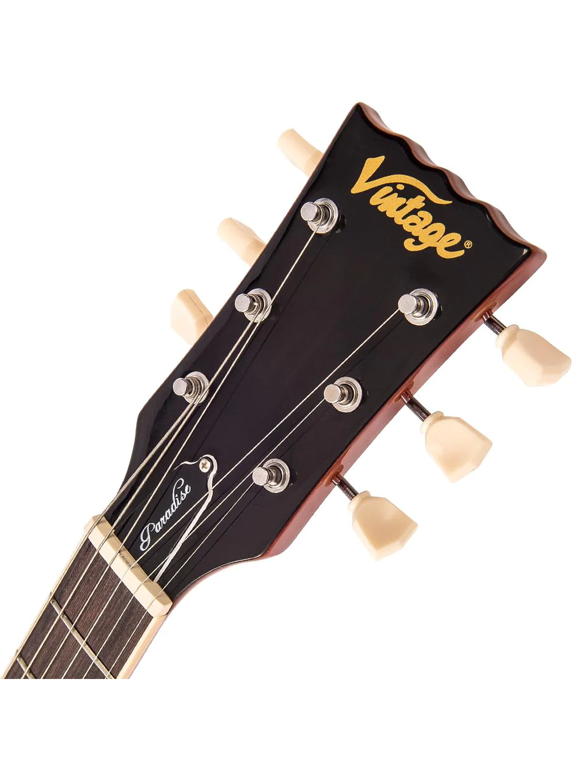 Reissued V100AFD Guitarra Eléctrica Flamed Amber VINTAGE  10