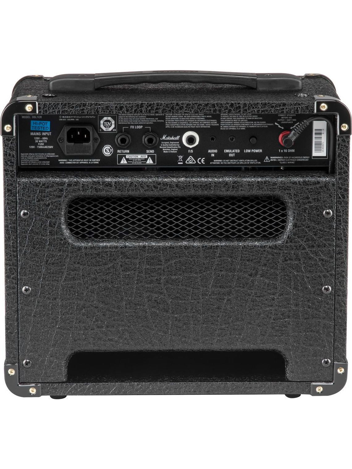 Amplificador Marshall DSL1CR 1W 2 canales con reverberación 3