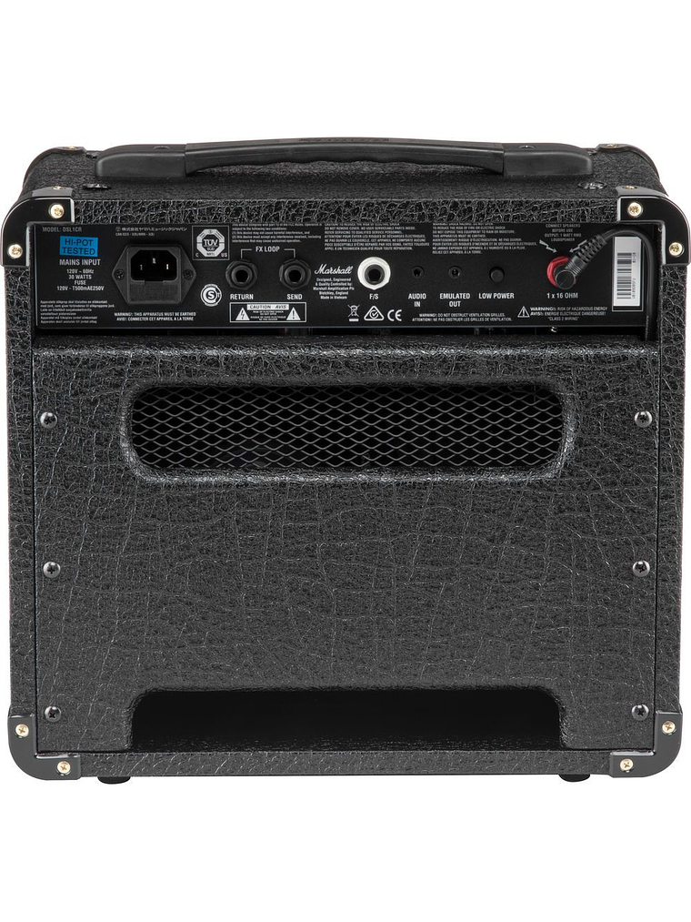 Amplificador Marshall DSL1CR 1W 2 canales con reverberación 3
