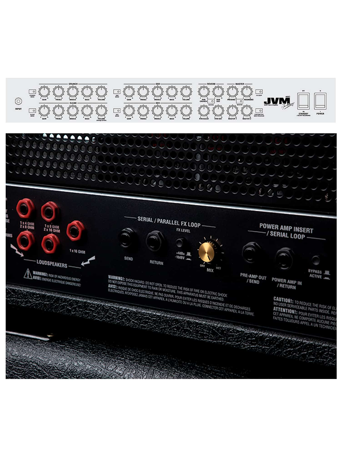 Amplificador Guitarra Eléctrica JVM410C Marshall 2