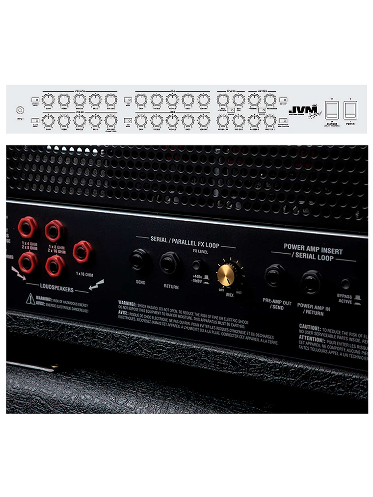 Amplificador Guitarra Eléctrica JVM410C Marshall 2