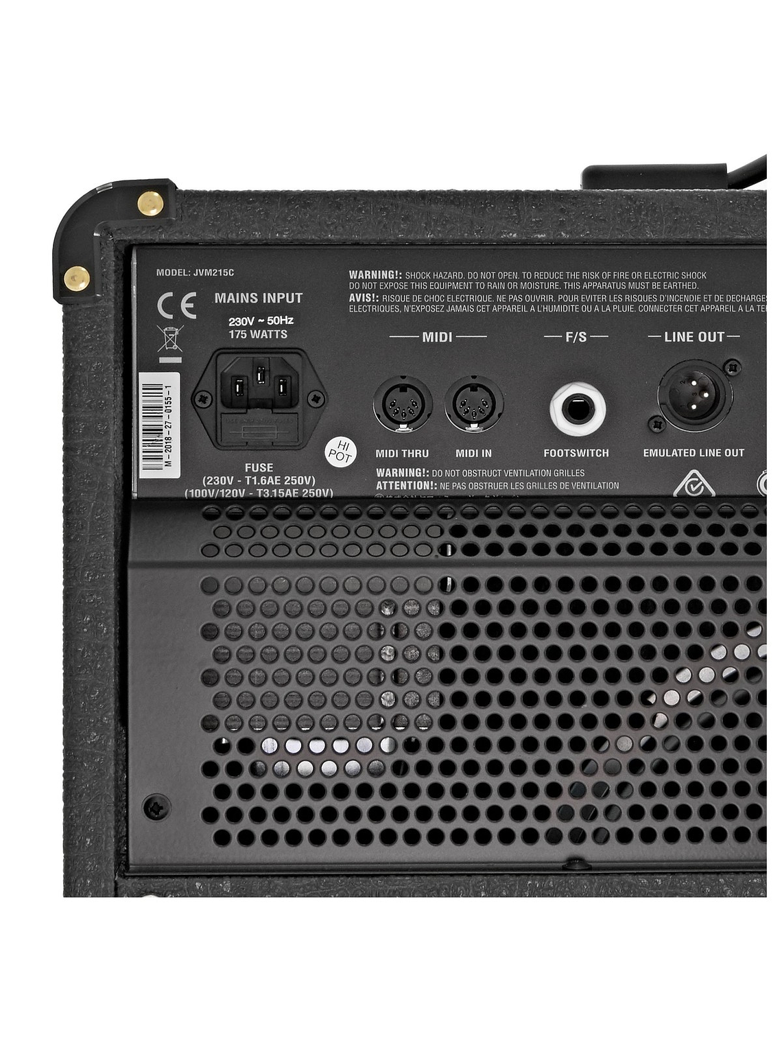  Amplificador de Guitarra Eléctrica Marshall JVM215C 5