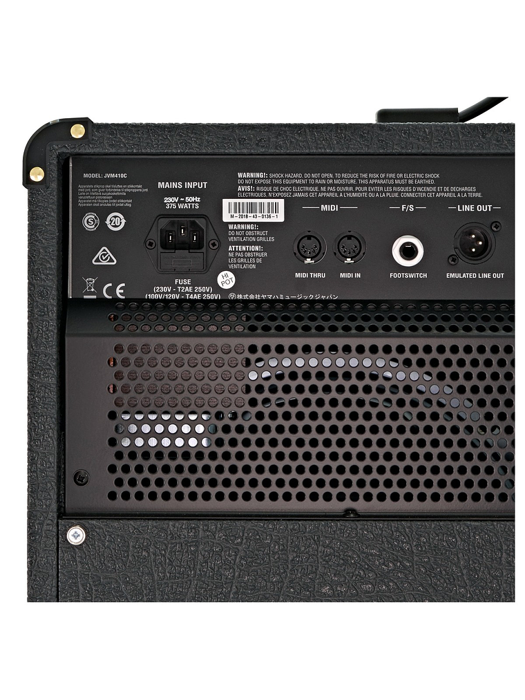 Amplificador Guitarra Eléctrica JVM410C Marshall 7