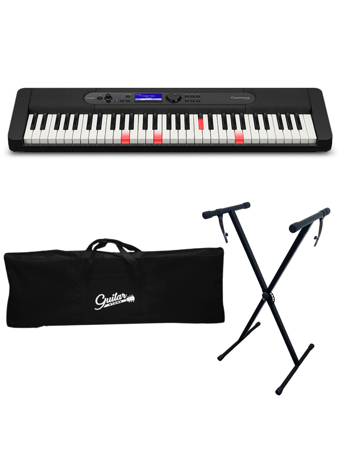 Pack Teclado Casio LK-S450 + Atril + Funda 1