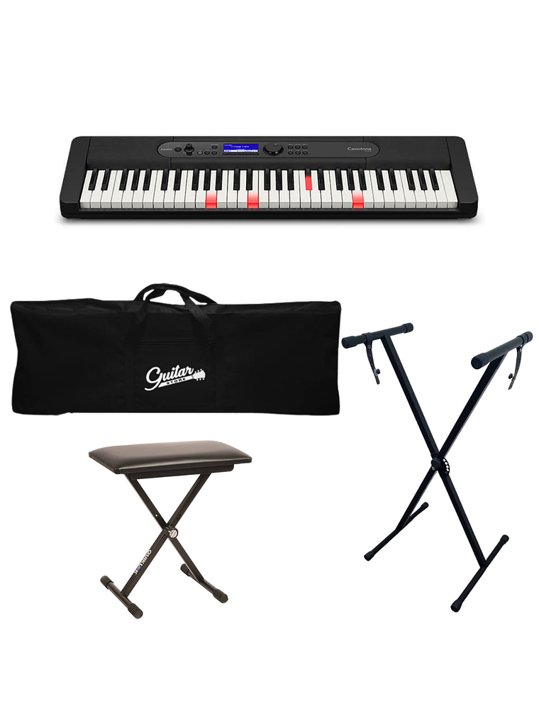 Full Pack Teclado 61 Teclas Casio LK-S450 + Atril + Sillin + Funda 1