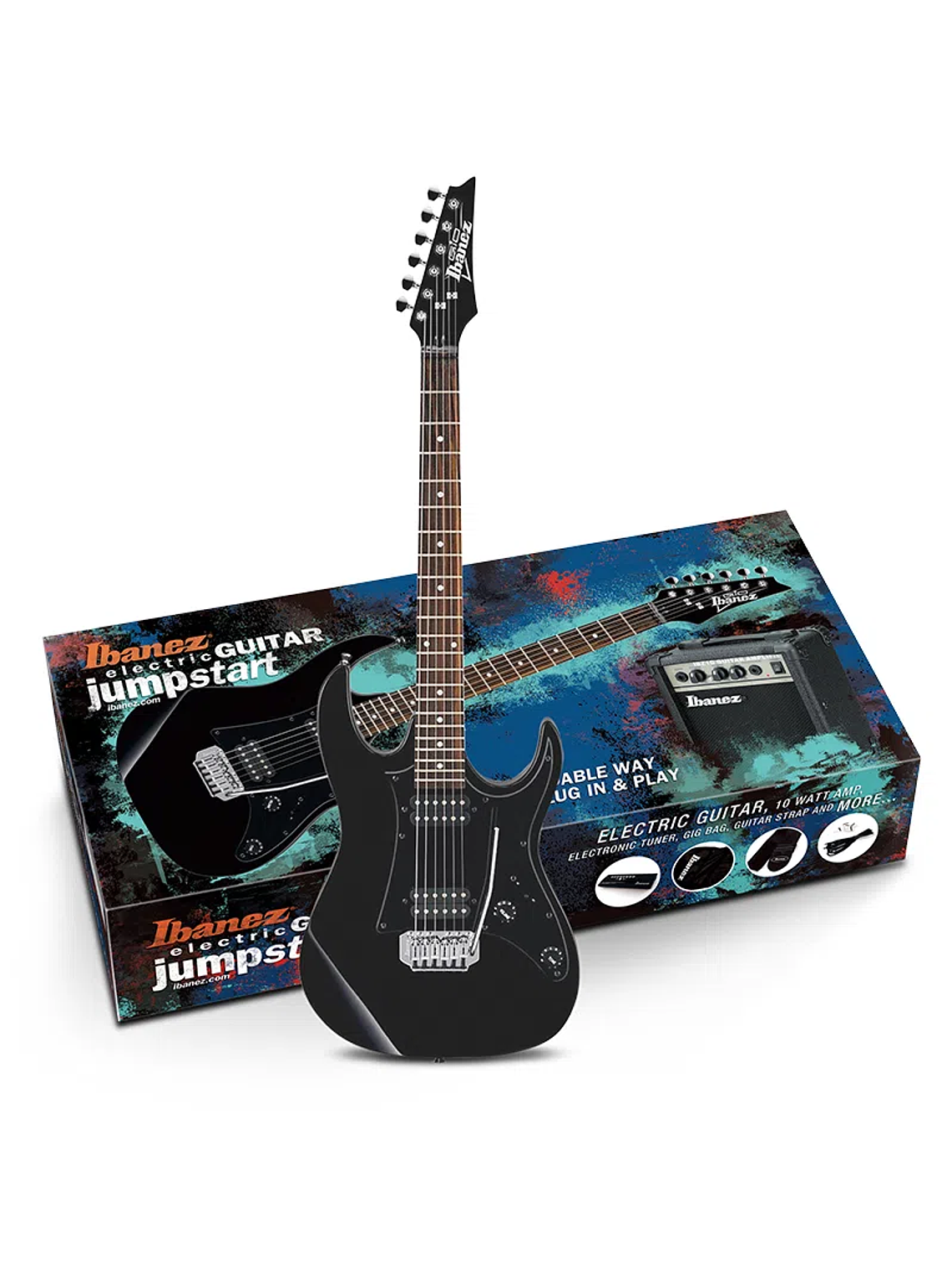 IJRX20U Pack de Guitarra Negro Ibanez  1