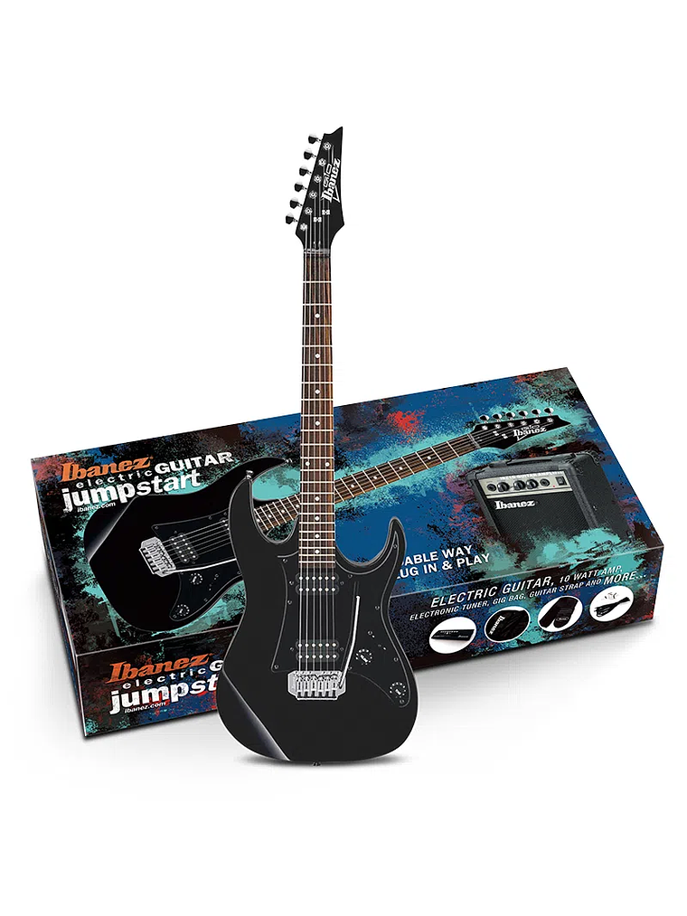 IJRX20U Pack de Guitarra Negro Ibanez  1