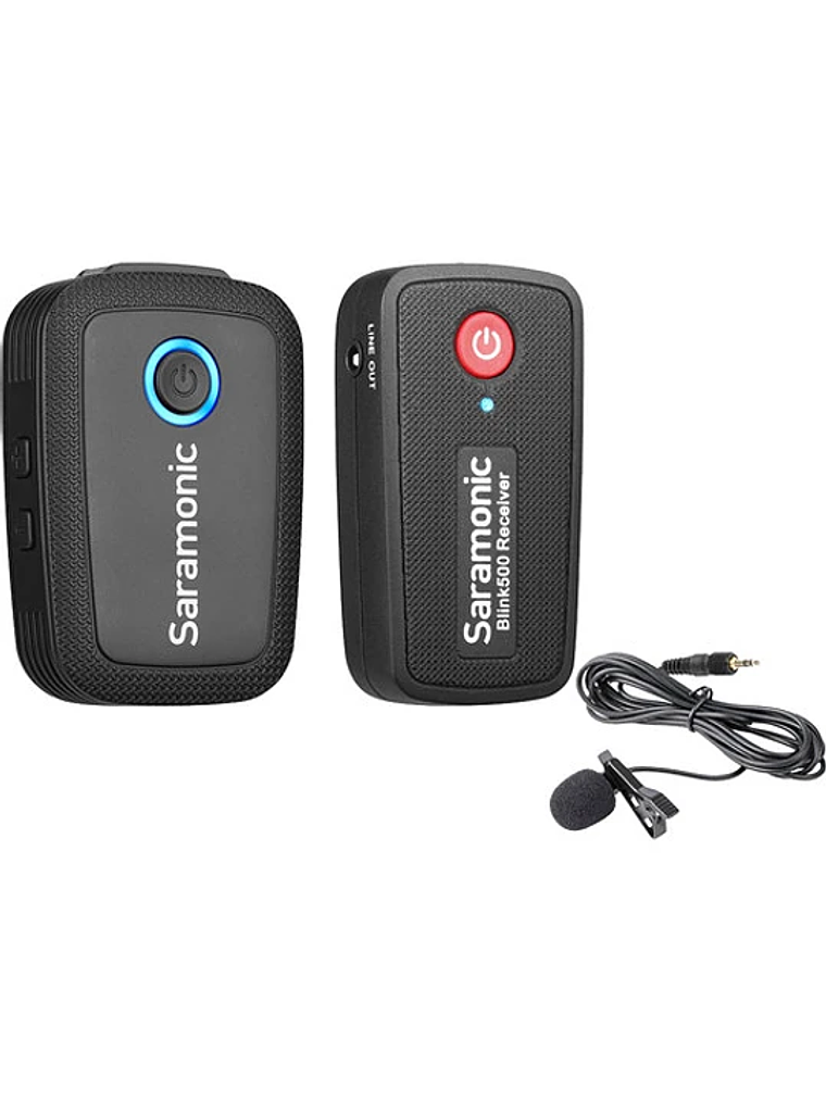 Blink 500 B1 Sistema De Micrófono Inalámbrico Omni Lavalier Para Montaje En Cámara Digital (2.4 GHz) Saramonic 1