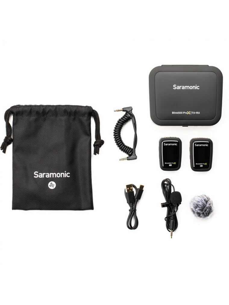 Blink 500 Pro X B1 Sistema Inalambrico De Microfono Lavalier Saramonic 3