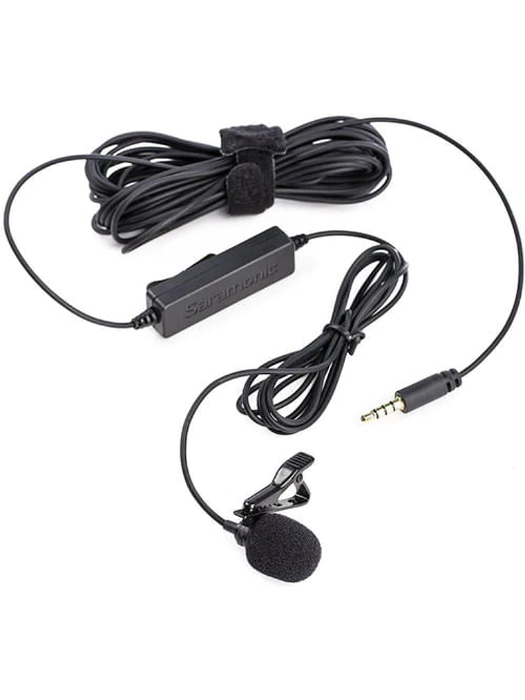 Lav Micro Micrófono Lavalier Cámara y Smartphone Saramonic 1