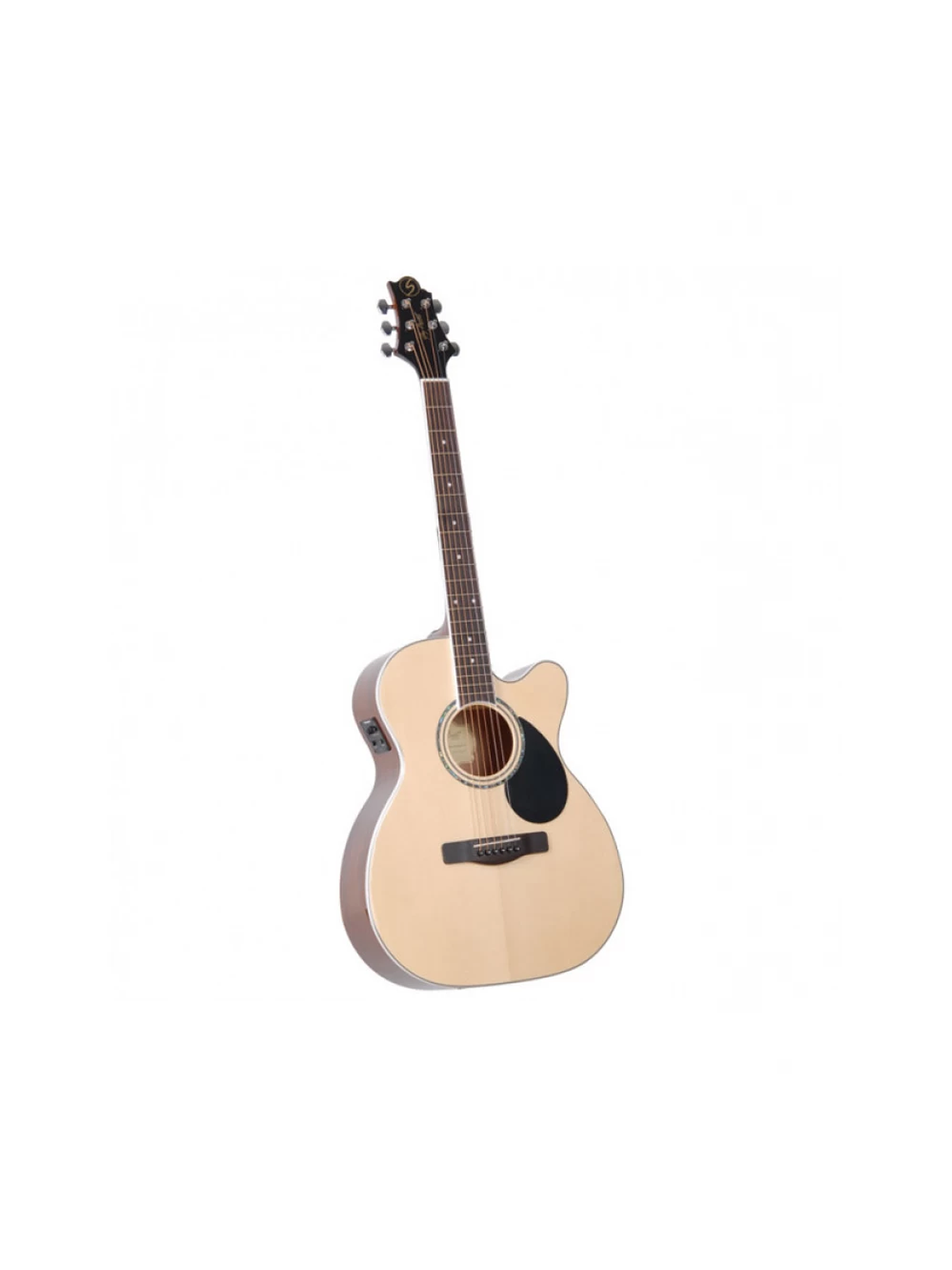 Greg Bennett GOM-100RSCE-N | Guitarra ElectroAcústica Con Corte Y Capsulas Fishman 1