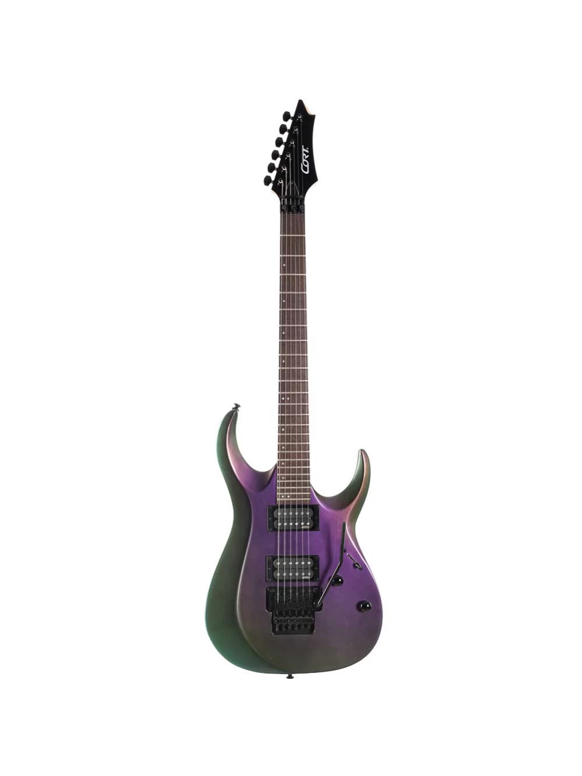 Cort X300-FPU | Guitarra Eléctrica Serie X Purpura Camaleonico 1