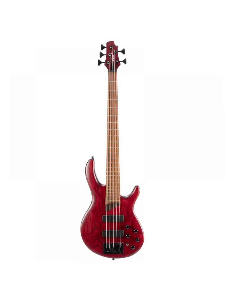 Cort B5-ELEMENT-OPBR |  Bajo Eléctrico B5 Element De La Artistan Series Open Pore Burgundy Red 1