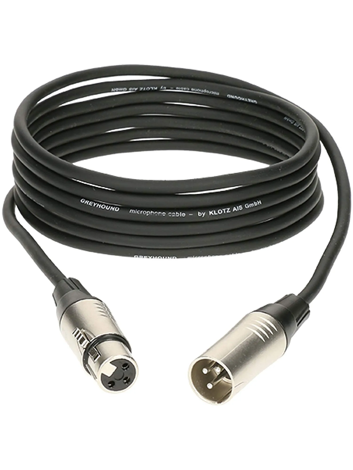 Cable de micrófono Klotz de 5 metros GRG1FM05.0 - color negro 1