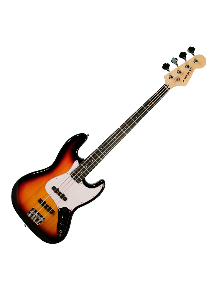 Bajo eléctrico Freeman E81 Jazz Bass - 3-Tone Sunburst 1