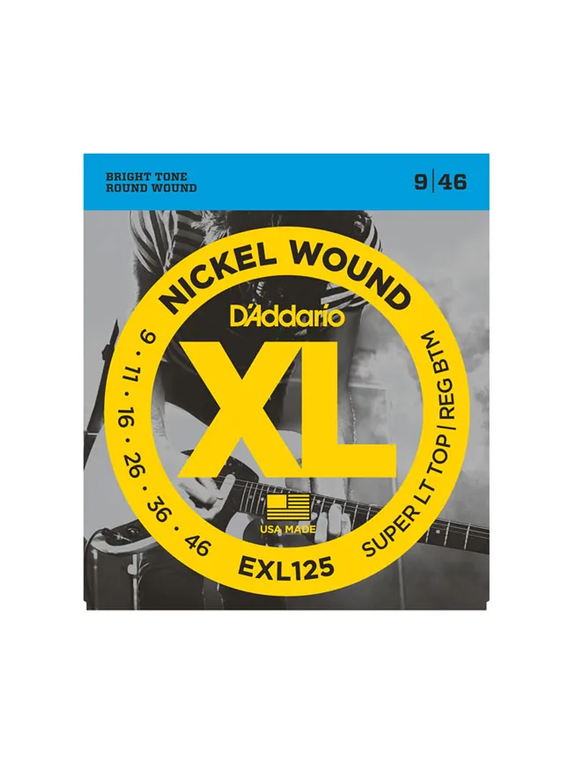 Cuerdas para guitarra eléctrica Daddario EXL125 .009-.046 2