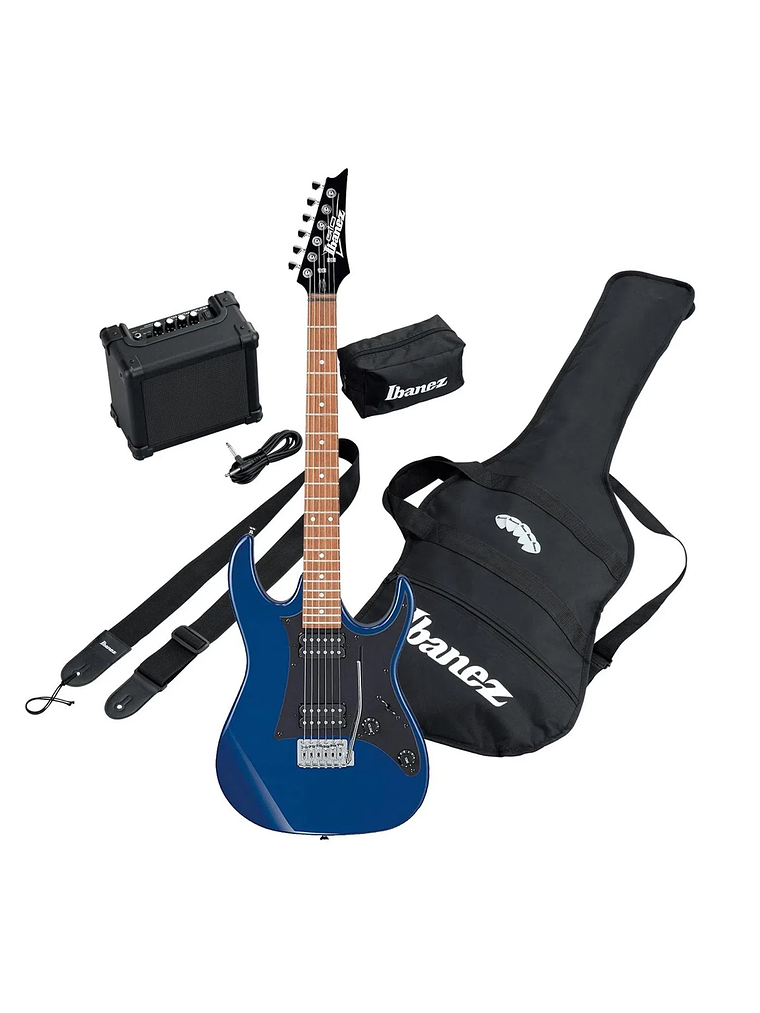 Pack de guitarra eléctrica Ibanez IJRX20U - Blue 1