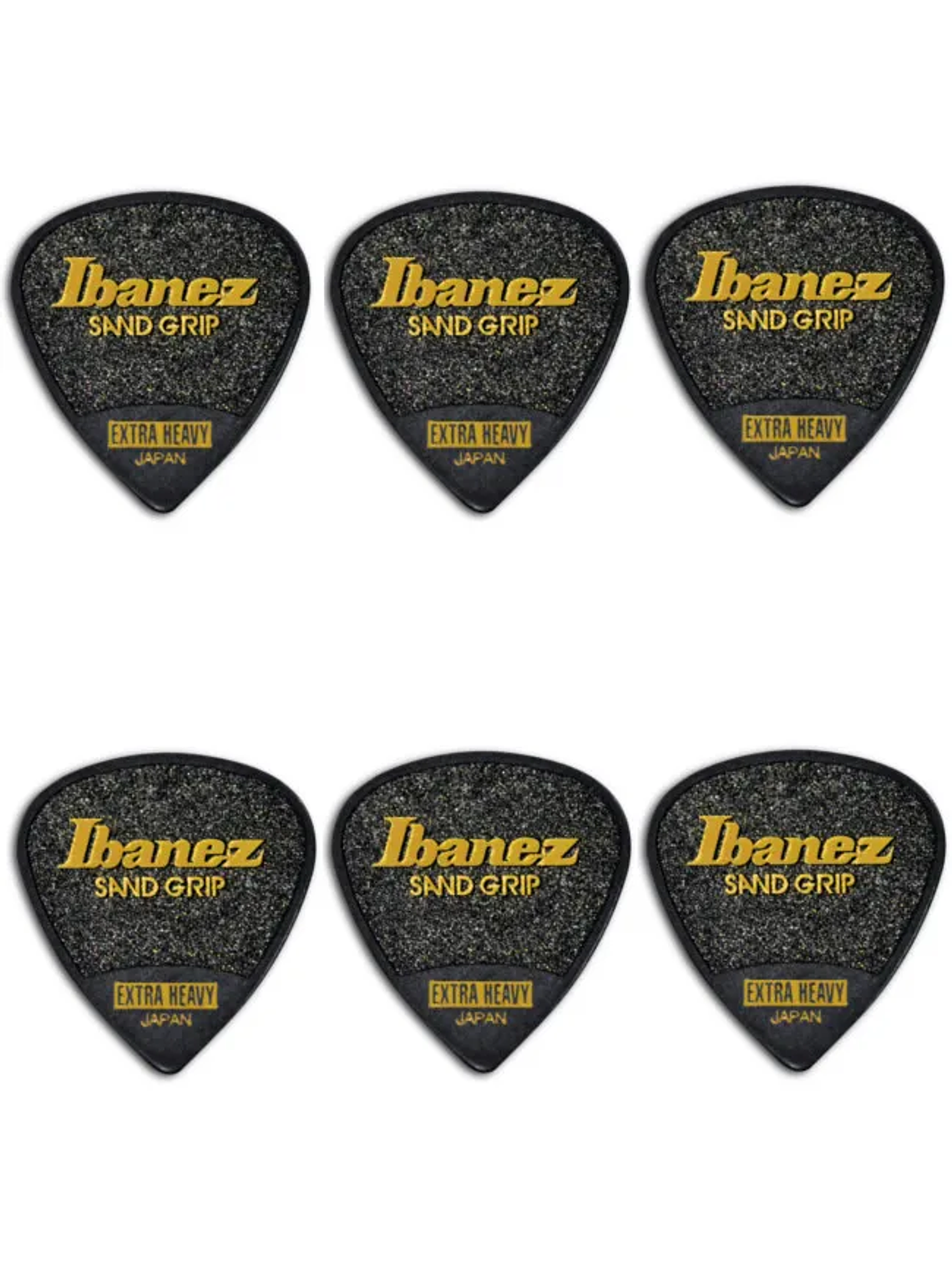 Pack de 6 uñetas Ibanez PPA16XSG BK 1
