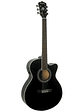 GUITARRA ELECTROACUSTICA EA12B NEGRA WASHBURN  - Miniatura 1