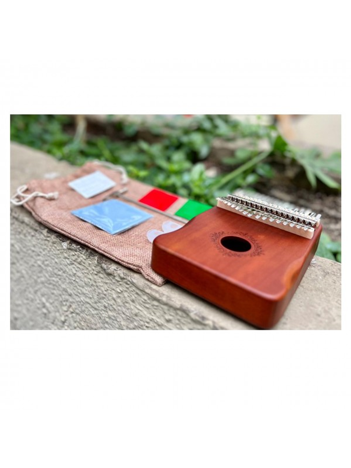 Kalimba Madera 17 Notas con bolso A11  2