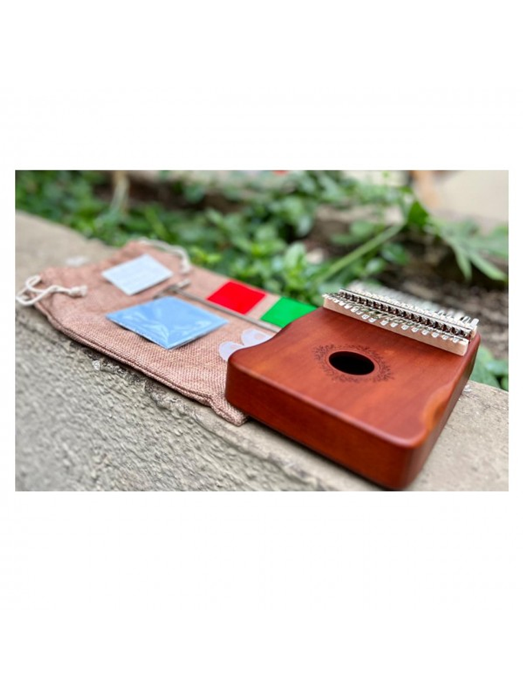 Kalimba Madera 17 Notas con bolso A11  2