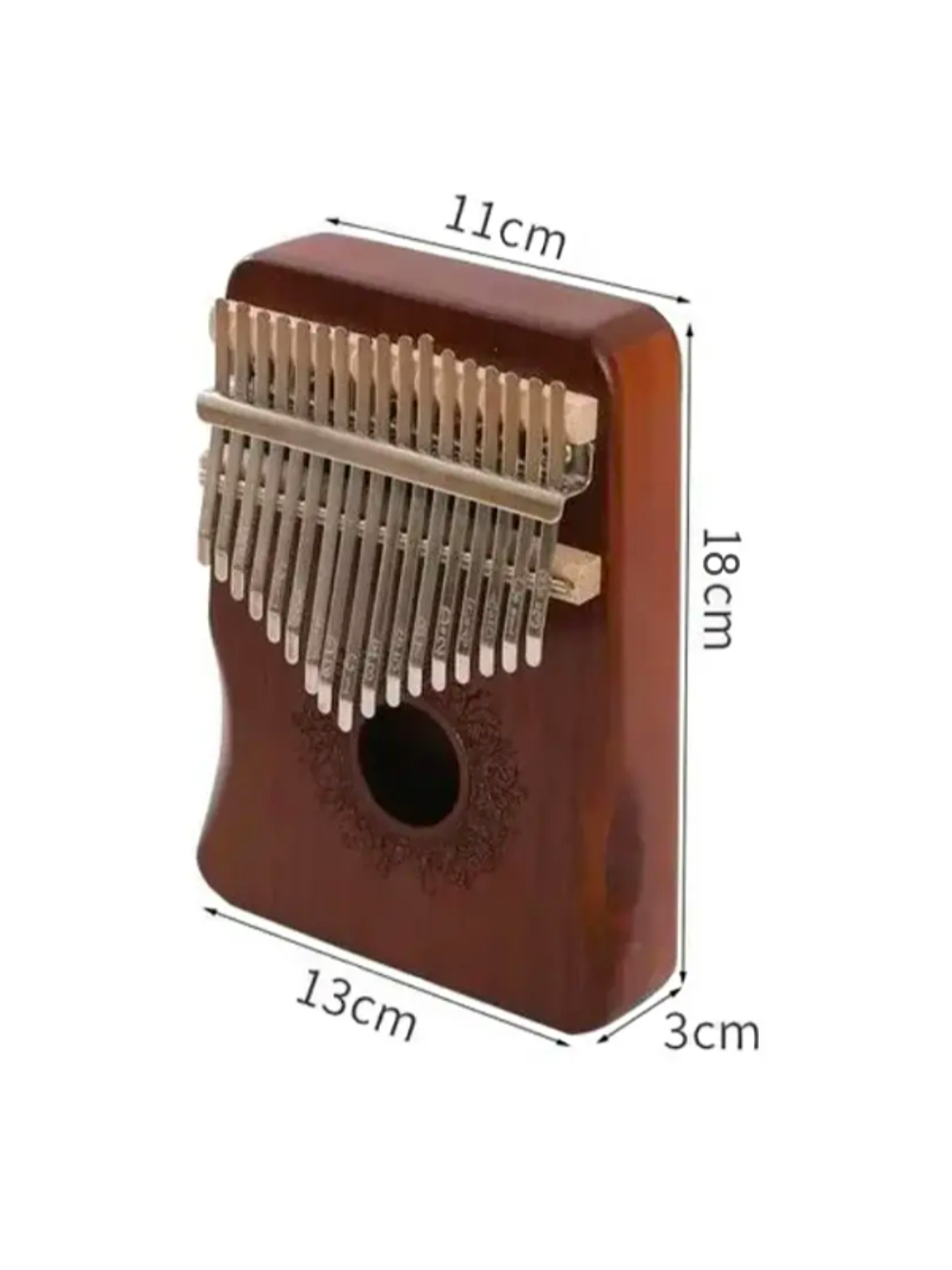 Kalimba Madera 17 Notas con bolso A11  4