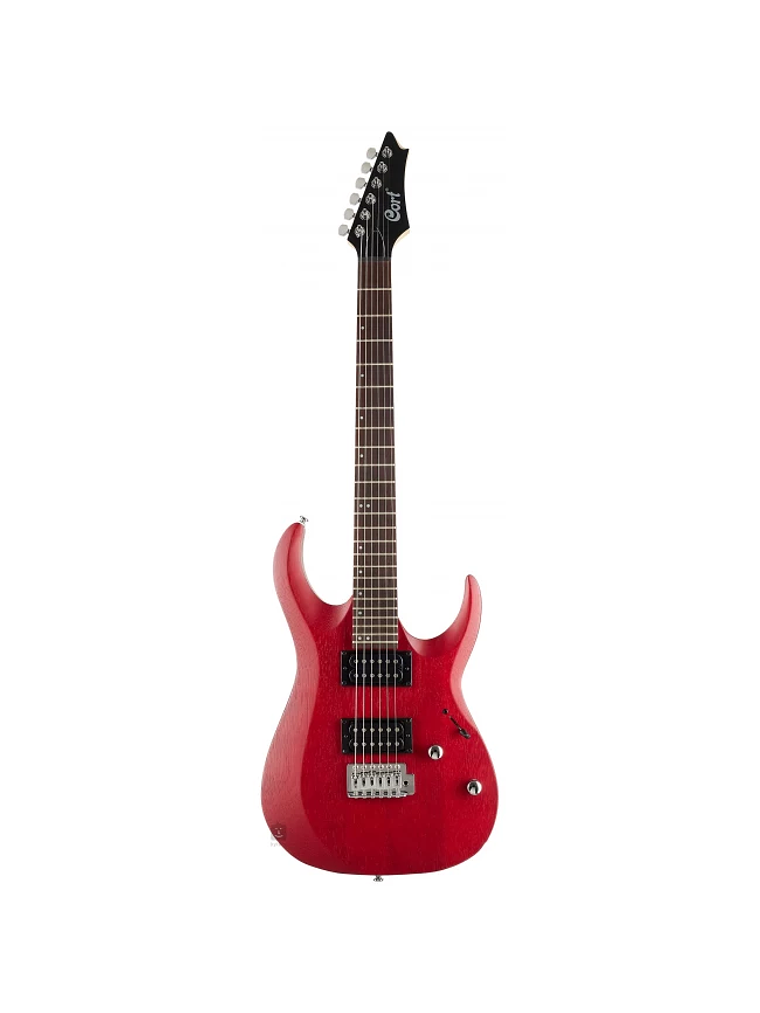 Cort X100-OPBC | Guitarra Eléctrica Open Pore Black Cherry 1