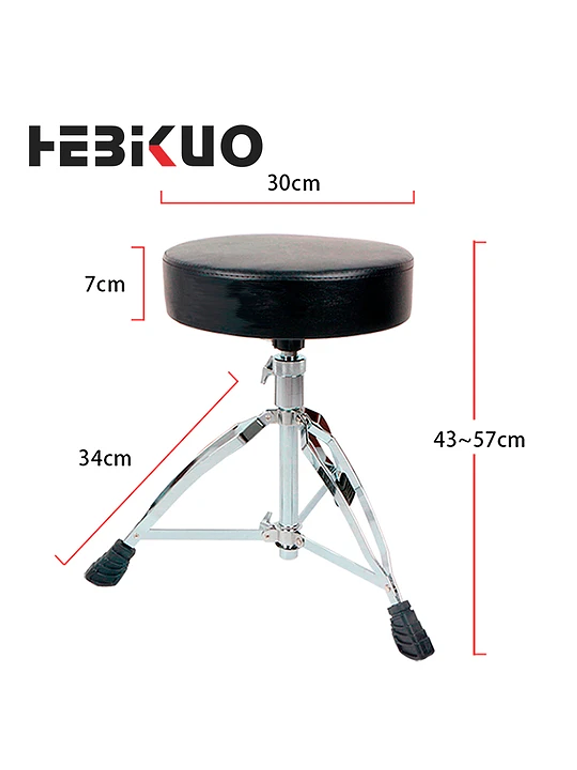 Sillín de batería regulable DA130 Hebikuo 2