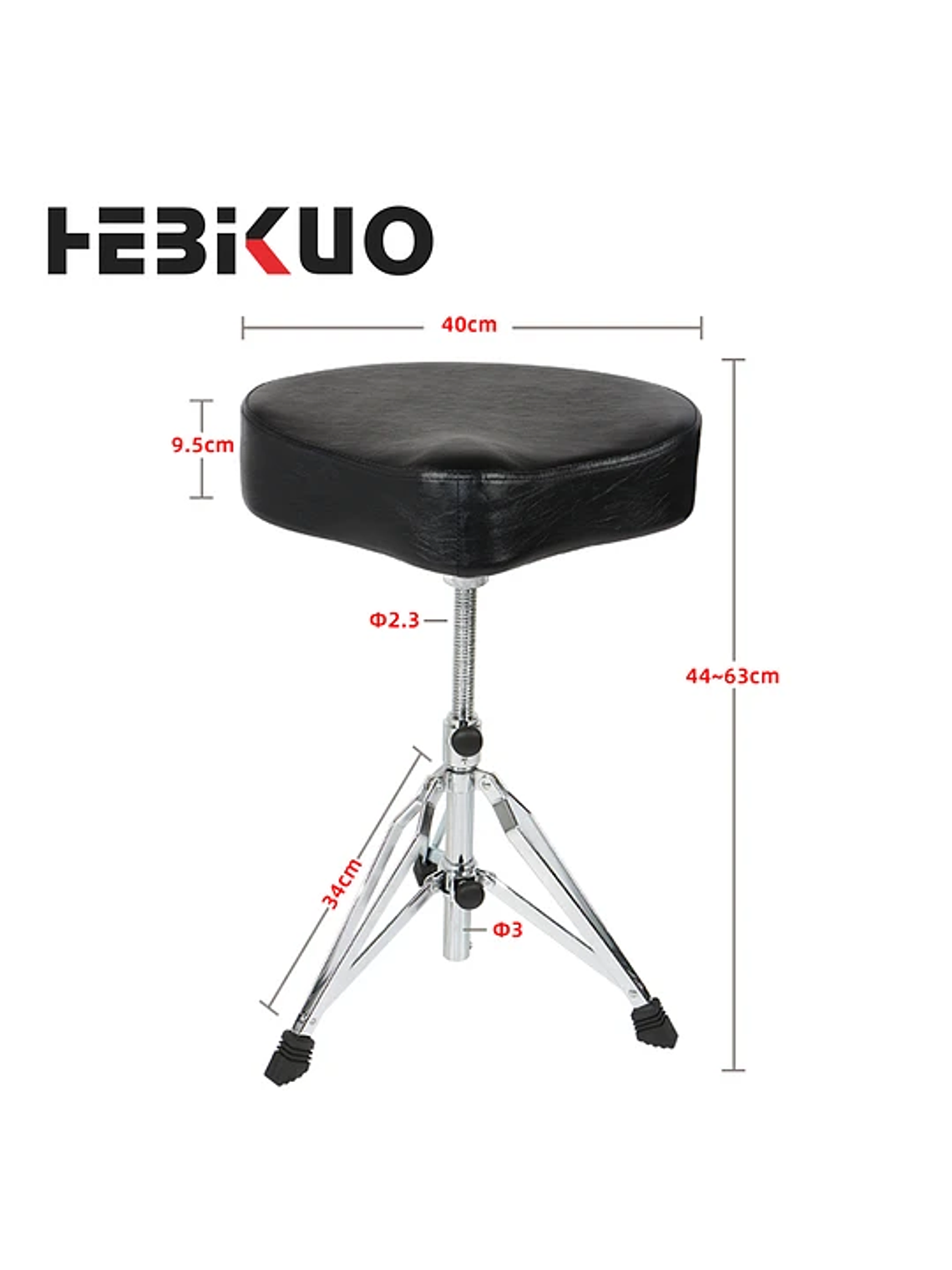 Sillín de batería regulable, DA140 Hebikuo 2