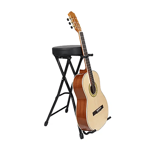 Sillín con soporte para guitarra Hebikuo