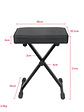 Banqueta para piano ajustable Q-90B, Hebikuo - Miniatura 2