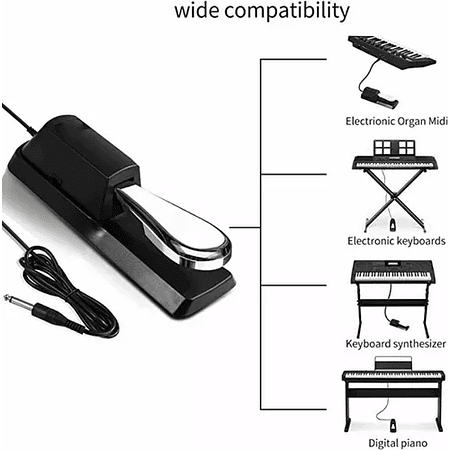 Pedal Sustain Universal Teclado