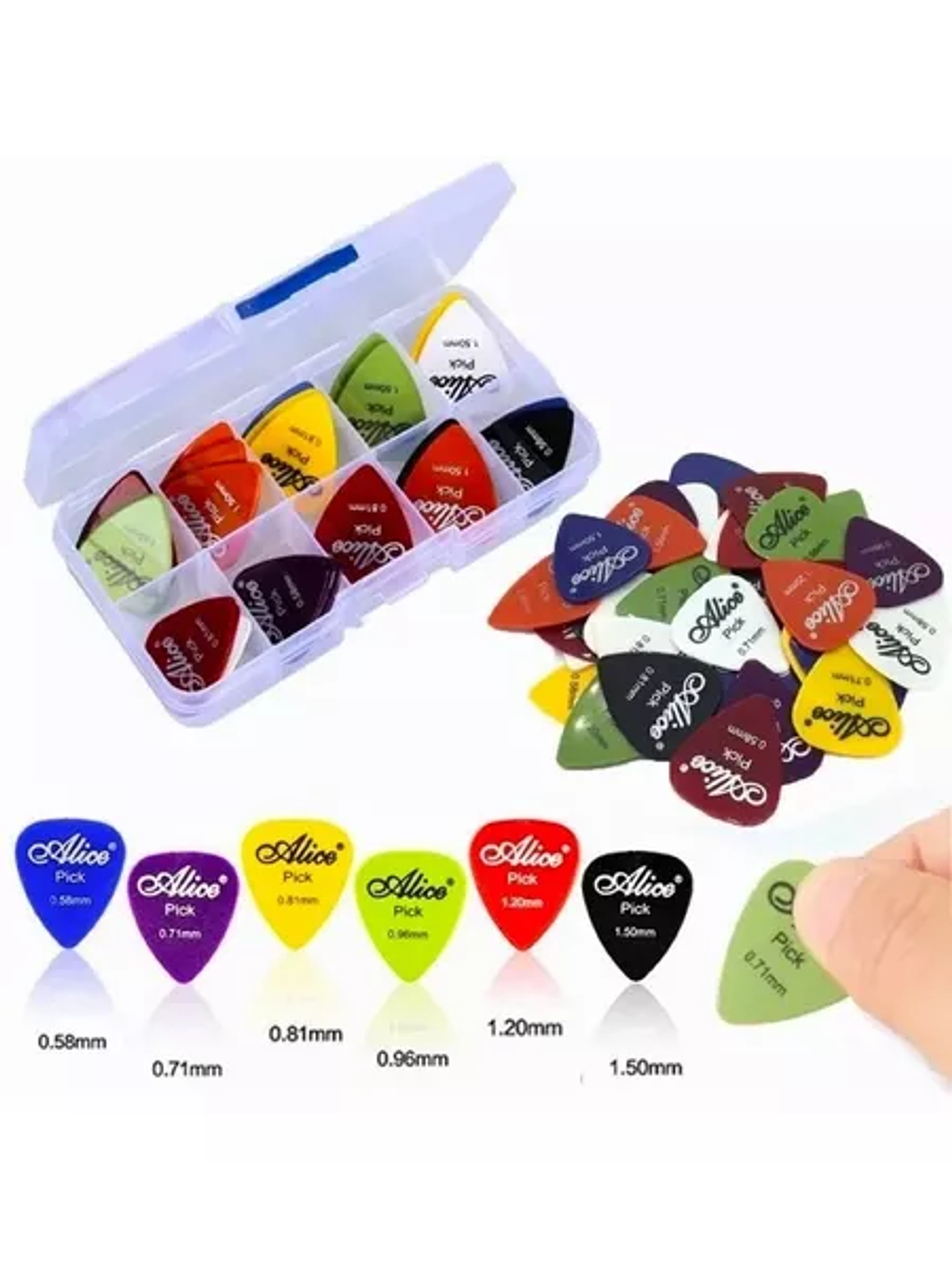 Uñetas De Guitarra Y Bajo (30 Unidades) 3