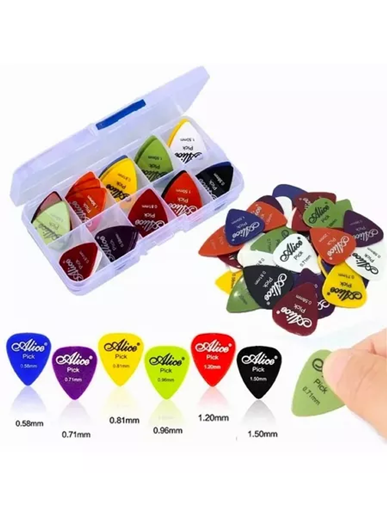 Uñetas De Guitarra Y Bajo (30 Unidades) 3