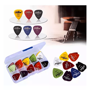 Uñetas De Guitarra Y Bajo (30 Unidades)