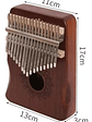 Piano Africano 17 Teclas Kalimba - Miniatura 2