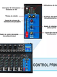 Consola Mezcladora De Audio Portátil 7 Canales - Miniatura 2