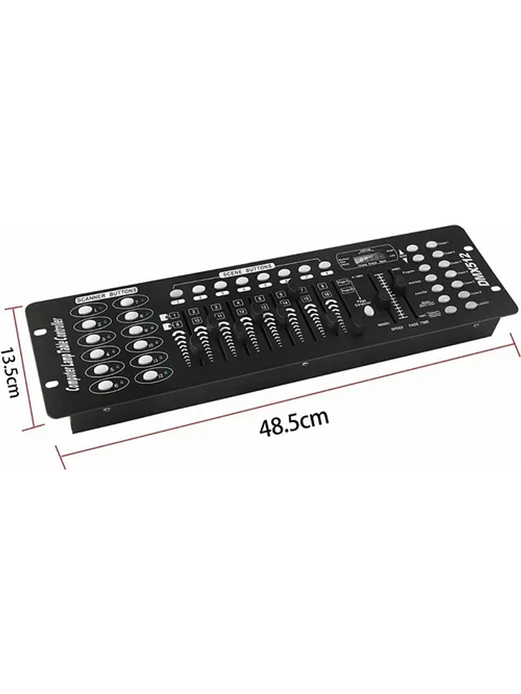 Controlador Dmx Mixer Dj Luces Disco Equipo Dj 192 Canales 2