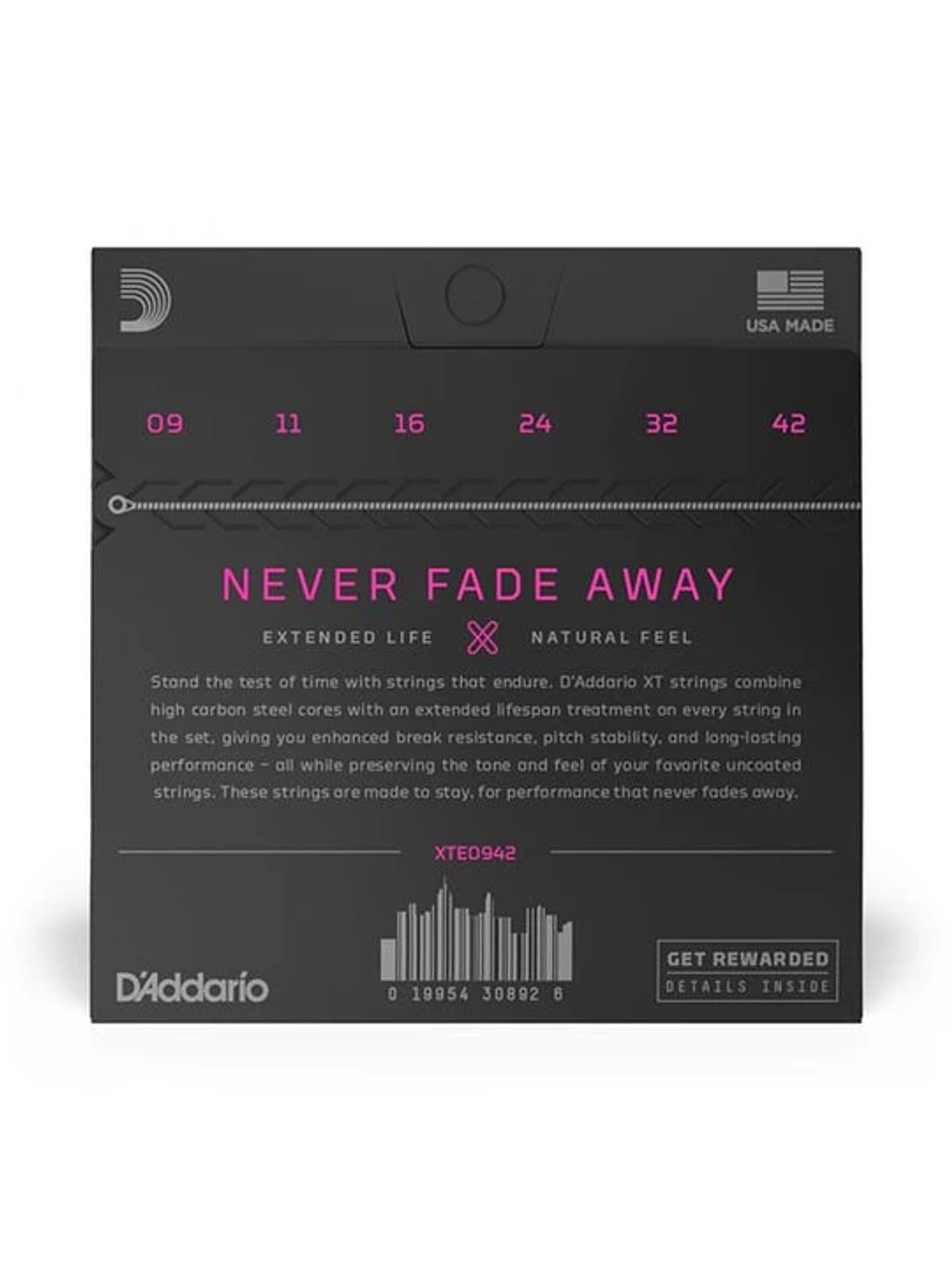 XTE0942 CUERDAS GUITARRA ELEC 009-042 SUPER LIGHT DADDARIO 2