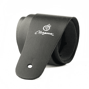 Correa De Cuero Para Guitarra/Bajo Magma MB01, Negra