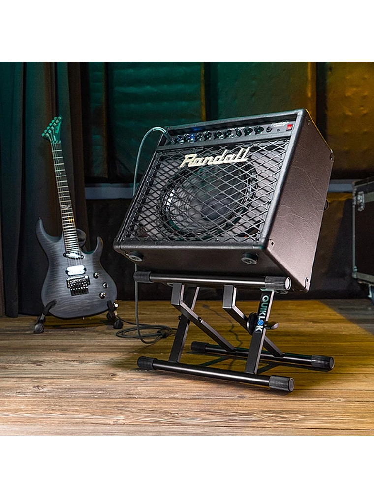 BS-317 Stand Amplificador Guitarra Negro Quik Lok 2