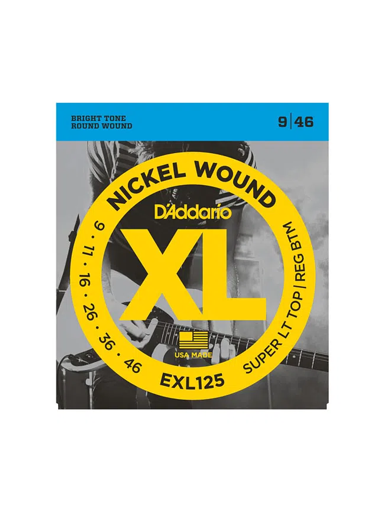 EXL125 Cuerdas Guitarra Eléctrica 009-046 DADDARIO 1