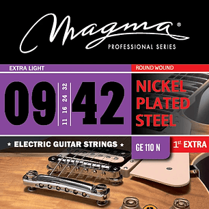 GE110N Cuerdas Para Guitarra Eléctrica 09-42 Magma 