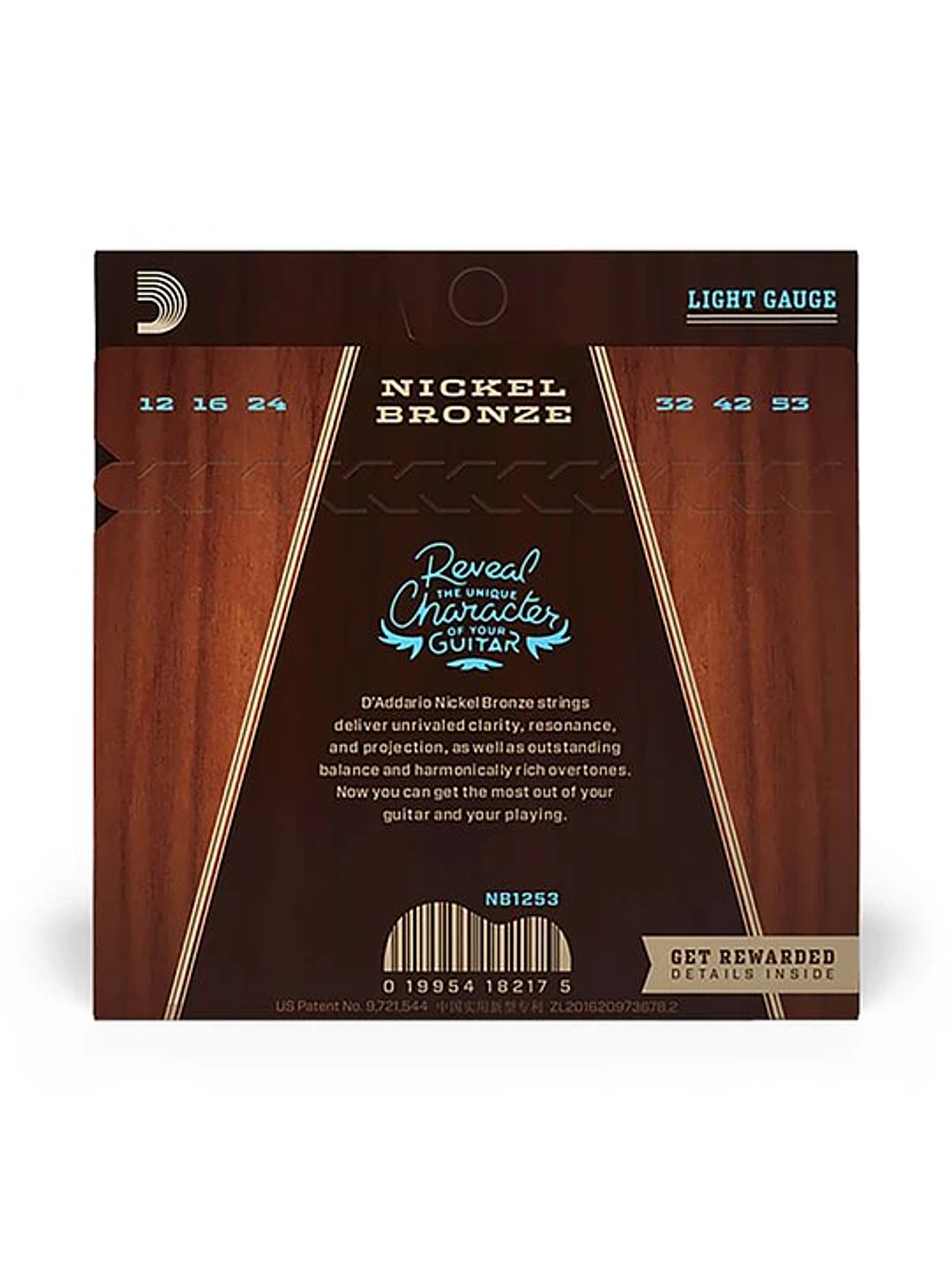 NB1253 Cuerdas Guitarra Acústica Daddario, 12-53 2