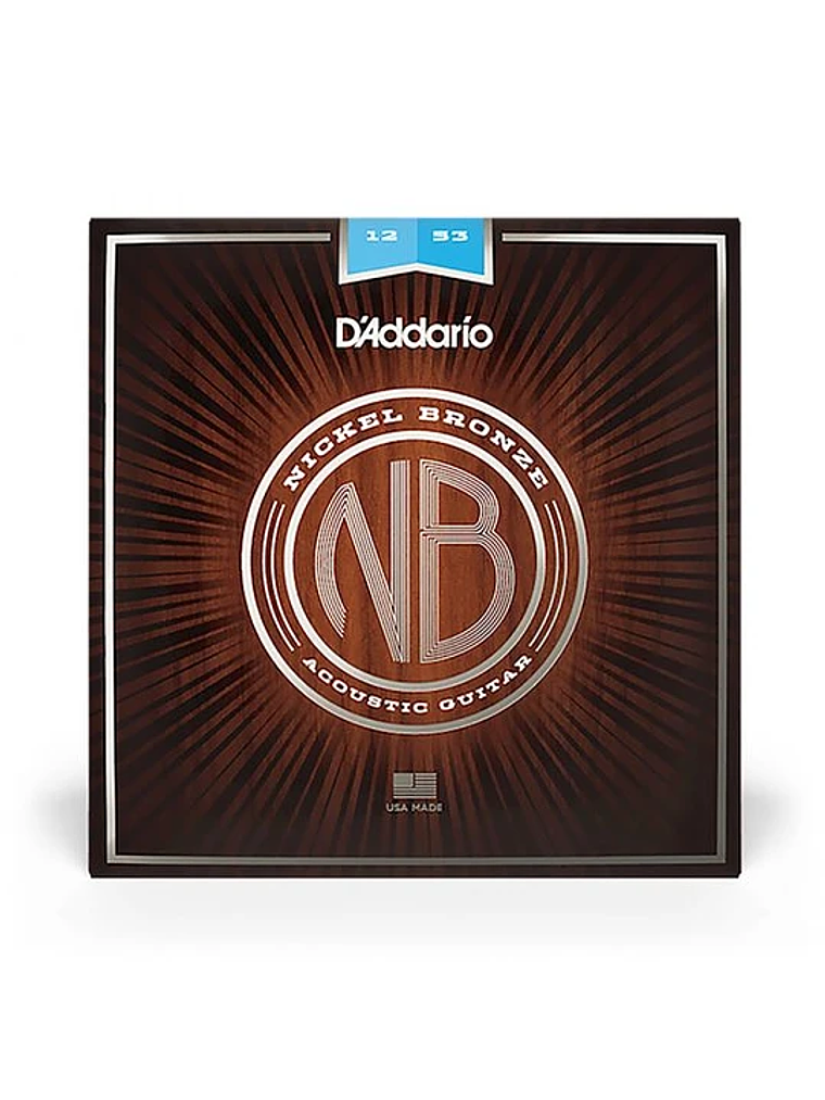 NB1253 Cuerdas Guitarra Acústica Daddario, 12-53 1