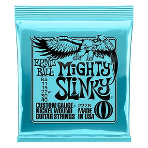 P02228  Cuerdas Para Guitarra Eléctrica Mighty Slinky 8.5-40 Ernie Ball  