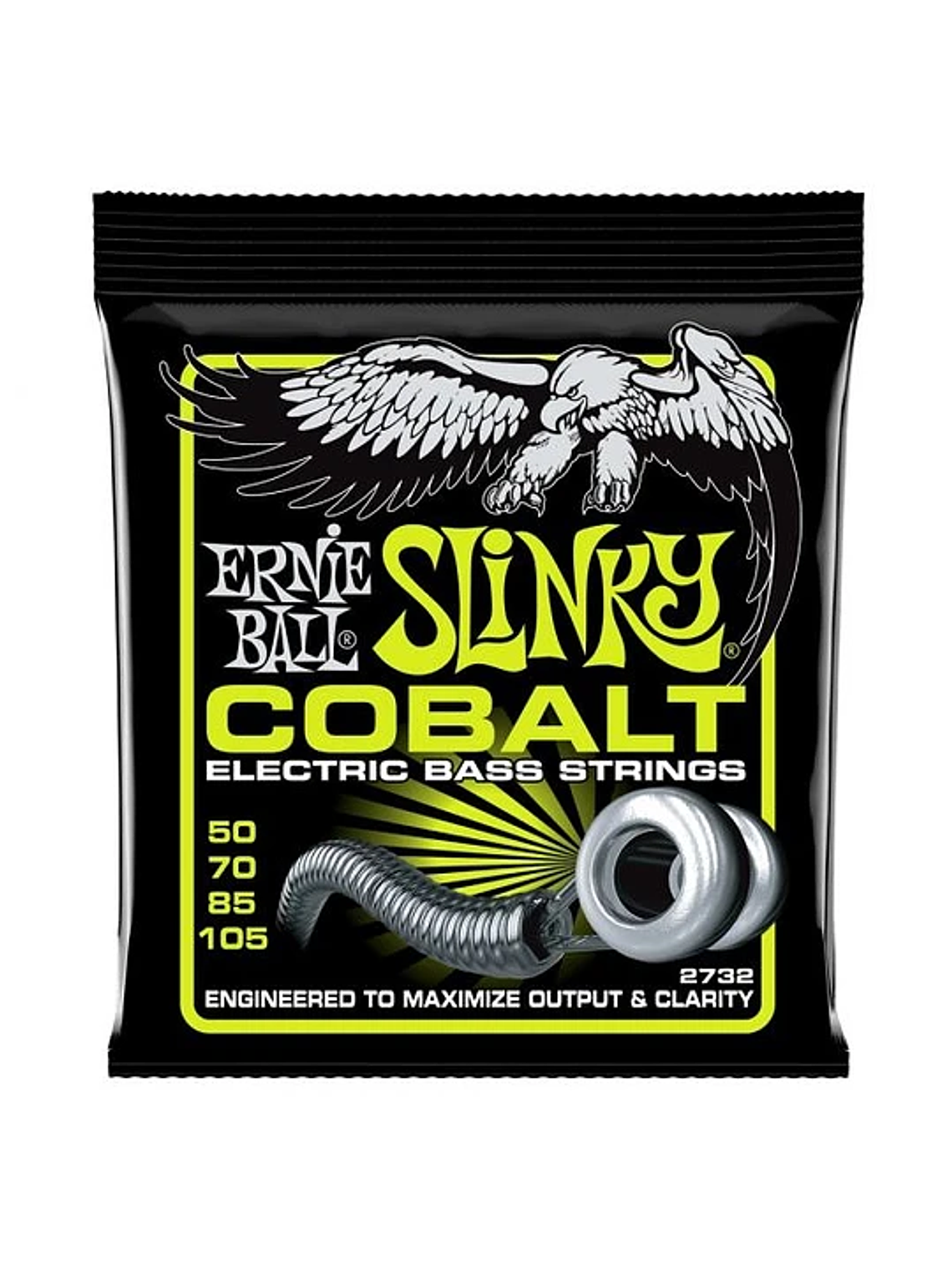 P02732 Cuerdas Para Bajo Eléctrico Ernie Ball Slinky Cobalt 50-105 1